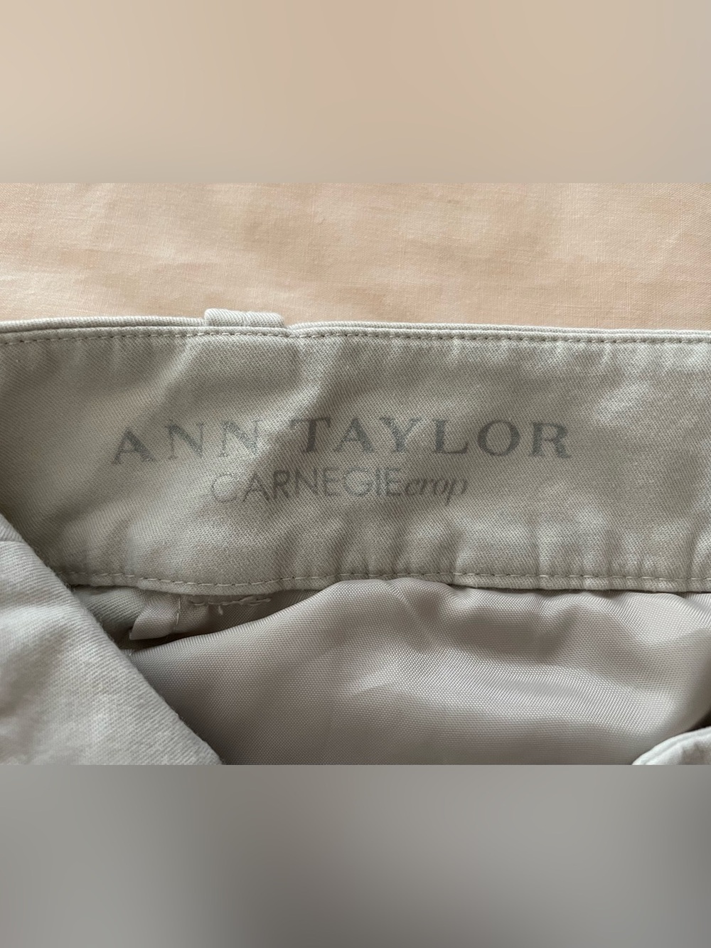 LOFT Carnegie Cropped Pants Petite 0 - Picture 2 of 8